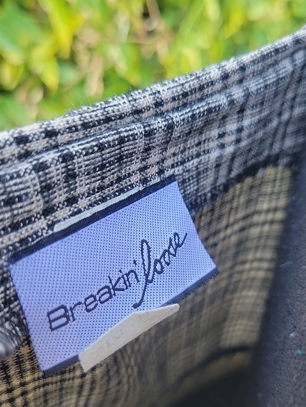 Vintage 90s Plaid Overall Maxi Dress With Side Button Detail - Picture 2 of 16